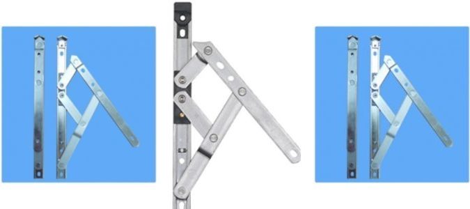 Nico Universal Window Hinges Friction Stays For Upvc Aluminium Windows Pair